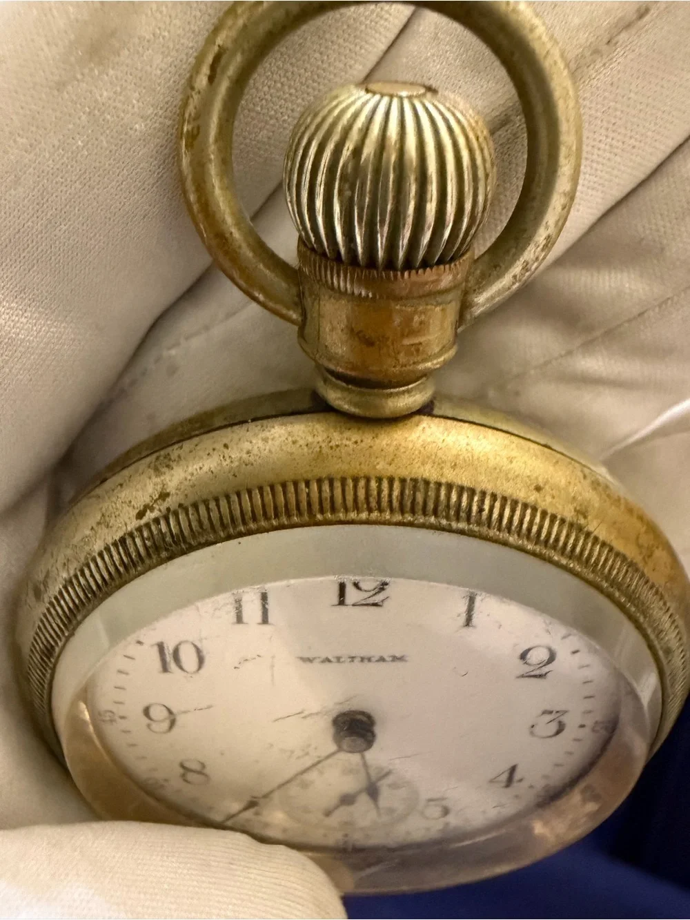 Antique Waltham Open Face Mechanical Pocket Watch – Needs Service / Repair